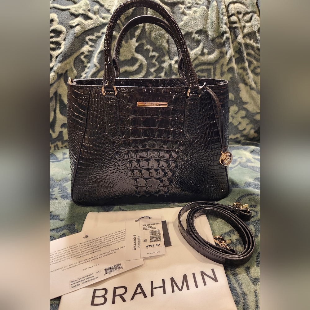 Brahmin Small Irene Black Melbourne Purse- NWOT
